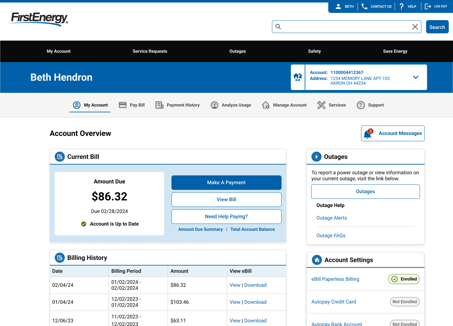 My Account MVP - Main _ Desktop